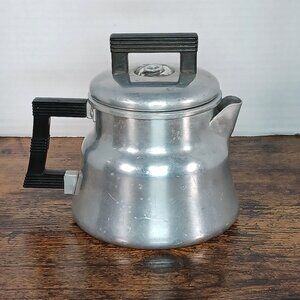 Vintage Wear-Ever TACUCO Aluminum Coffee Pot Percolator 3002 1-2 Cup Clean